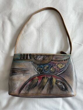 Jane Yoo Wearable Art Shoulder Bag EUC